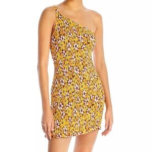 NWT FAITHFUL THE BRAND One Should Smocked Floral Pullover Mini Dress Size 4